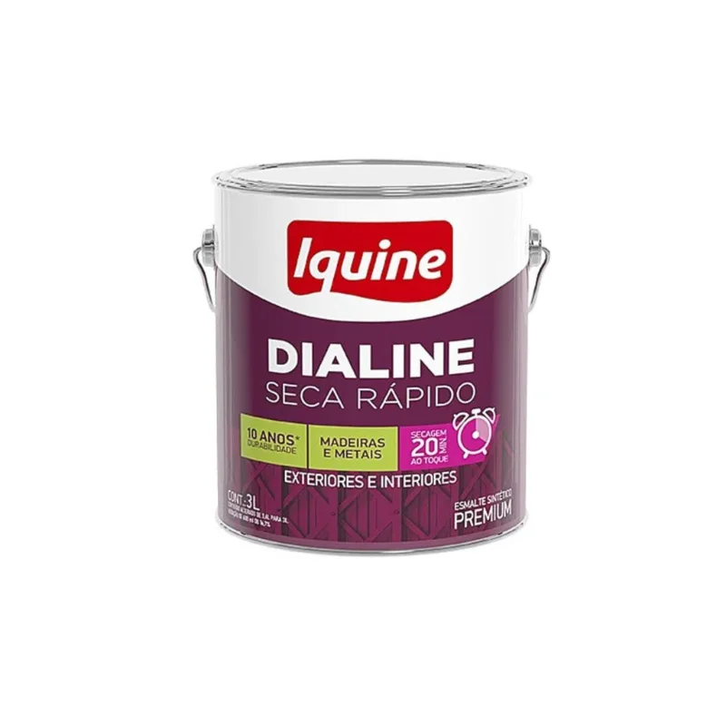 Tinta Esmalte Iquine Dialine Branco Gelo 3,0L