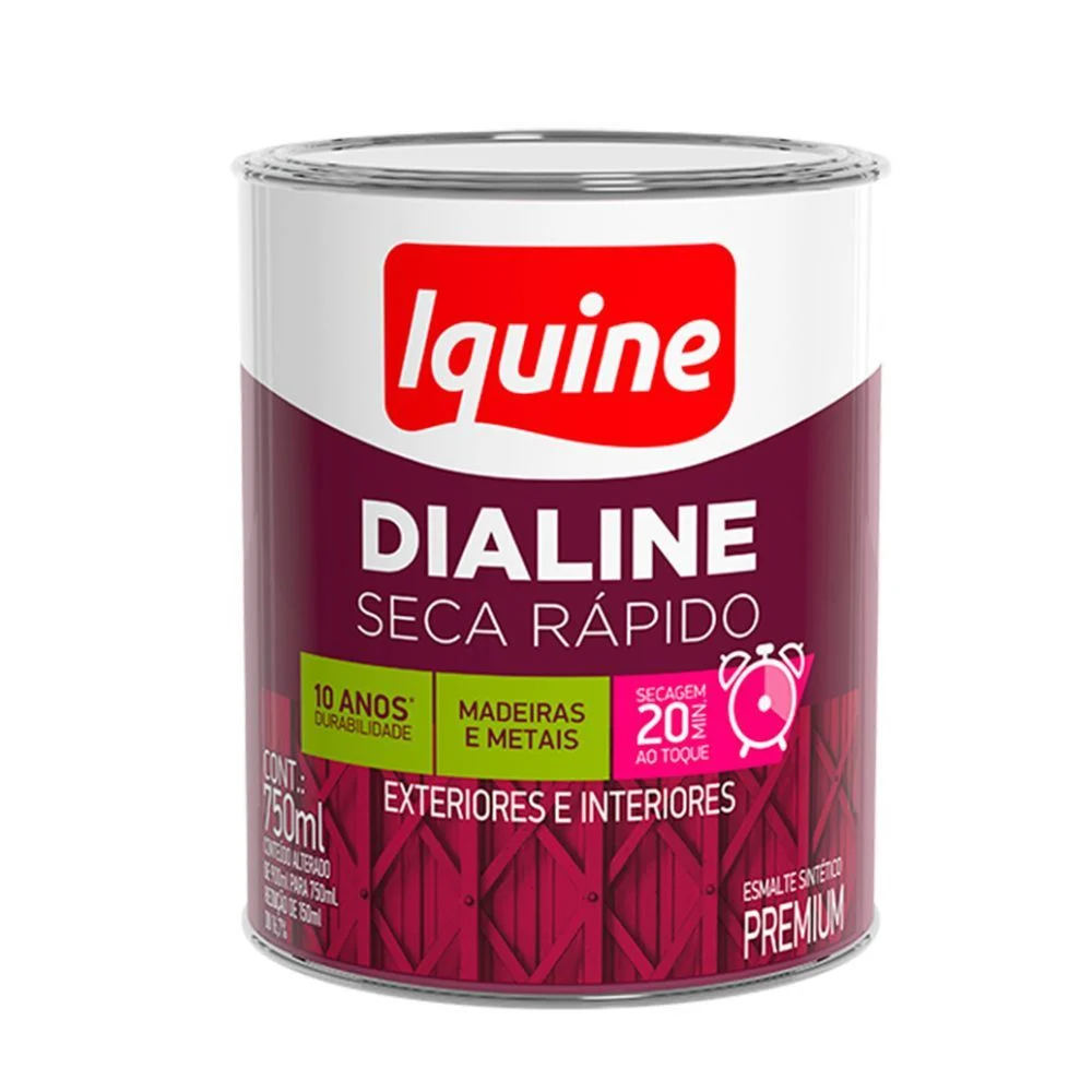 Tinta Esmalte Iquine Dialine Branco Neve 750ml