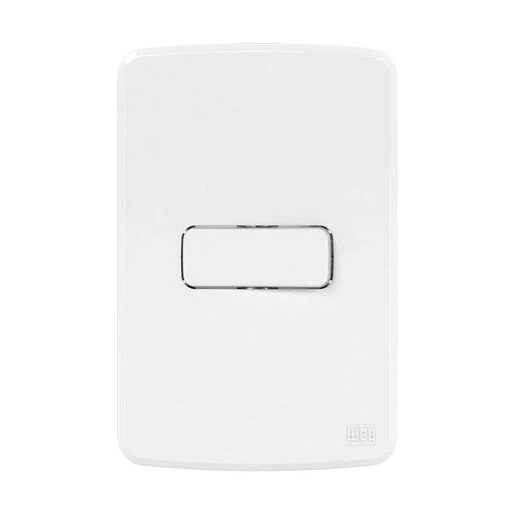 Interruptor 1 Weg Simples 10A/250Vca C/ Placa 4X2 Sup Compose Brnc