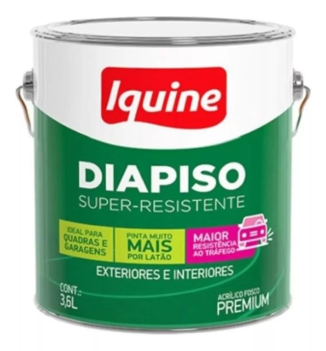 Tinta Iquine Diapiso 3,6L Vermelho