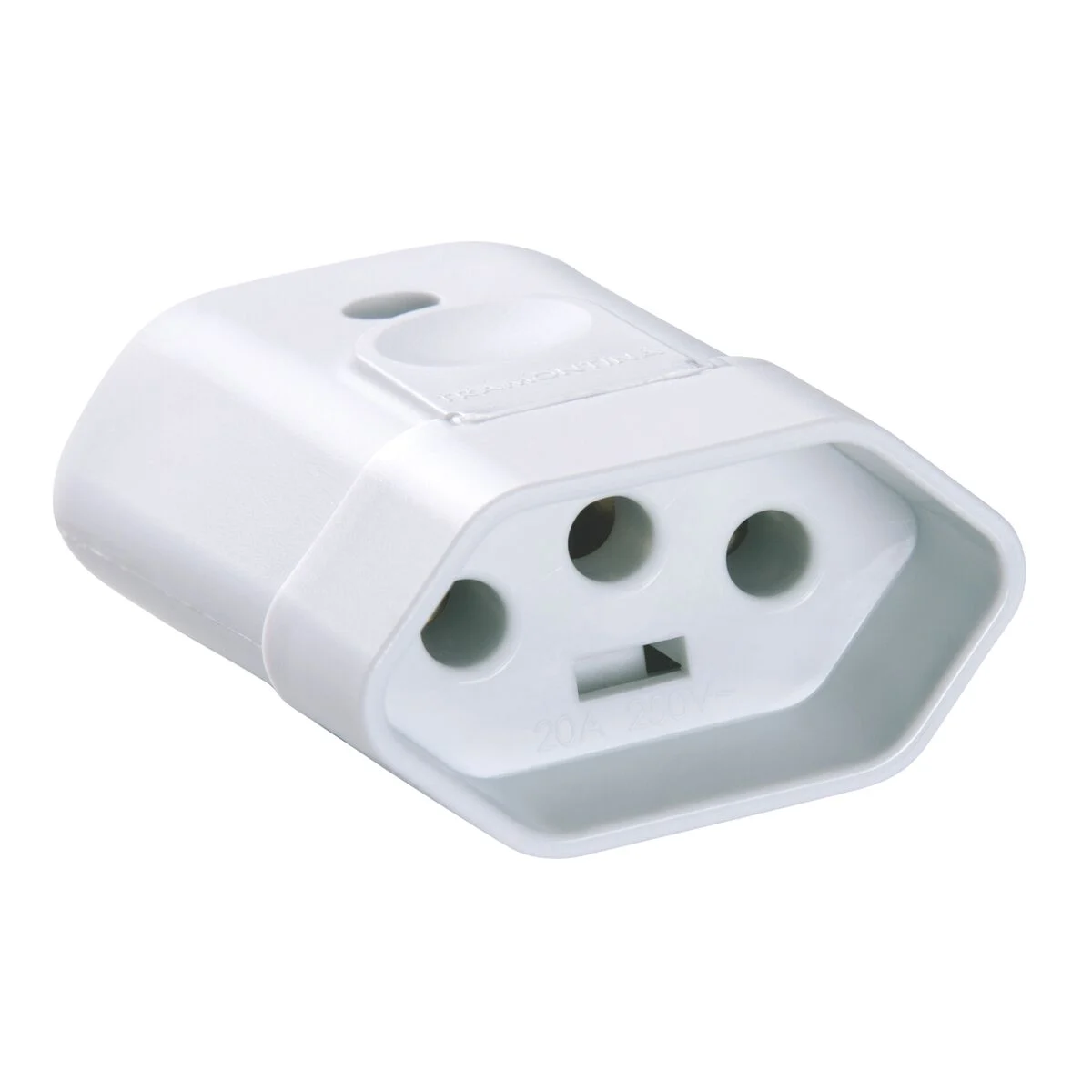 Pino Tramontina Femea 2P+T 20A Branco