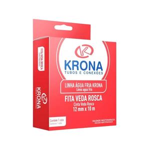Fita Veda Rosca Krona 12mm x 10m