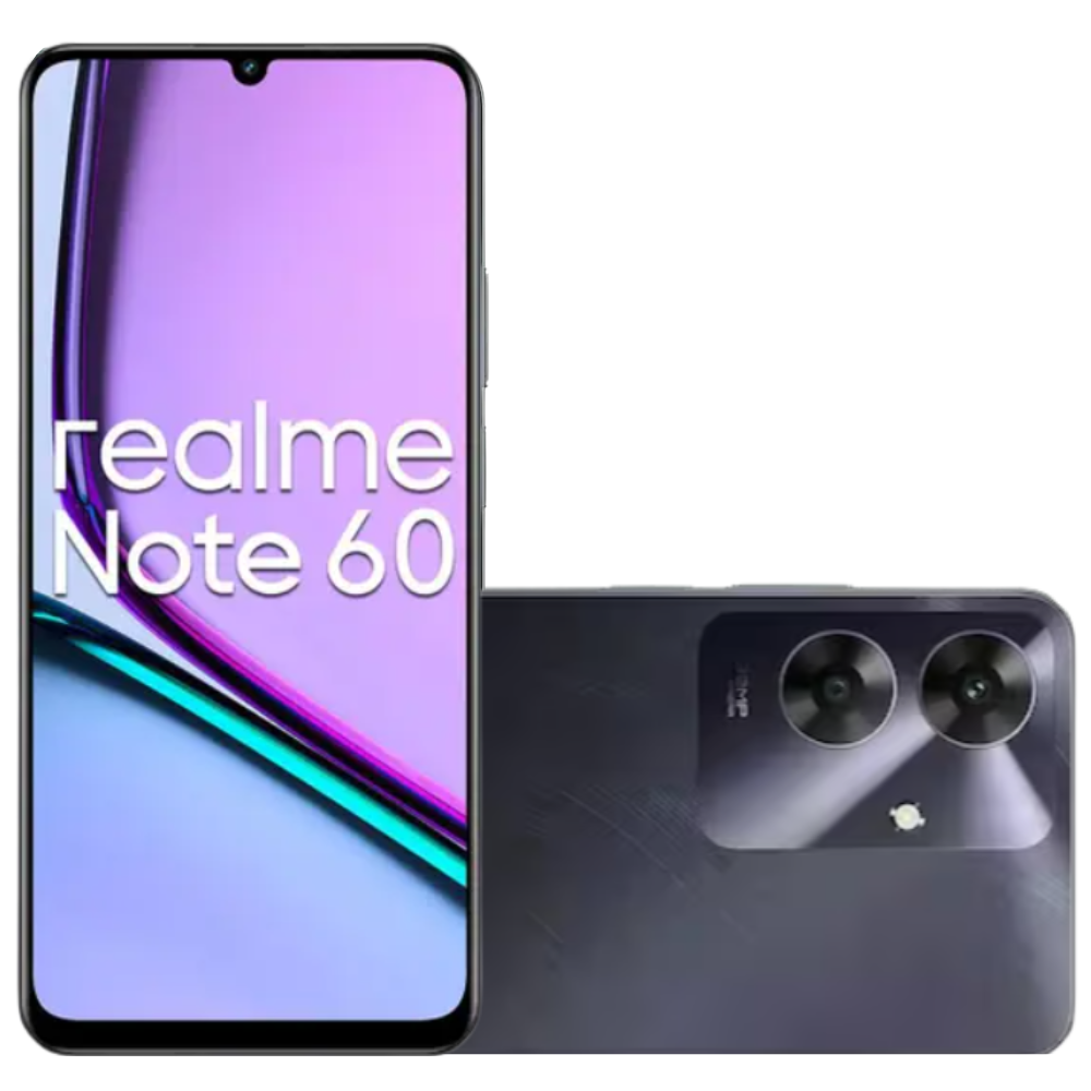 Celular Realme Note 60 256GB 4GB RAM Marble Black
