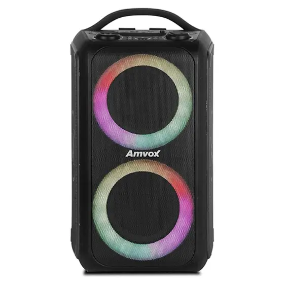 Caixa de Som Amplificada Amvox ACA 600 Bagvox Black 503A63