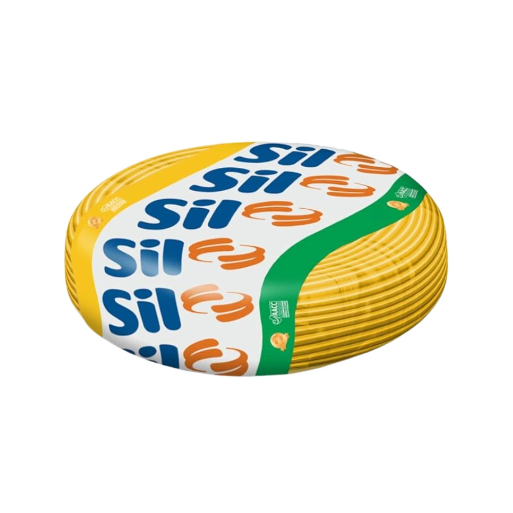 Fio Cabo Sil Flexível 6,0mm Amarelo