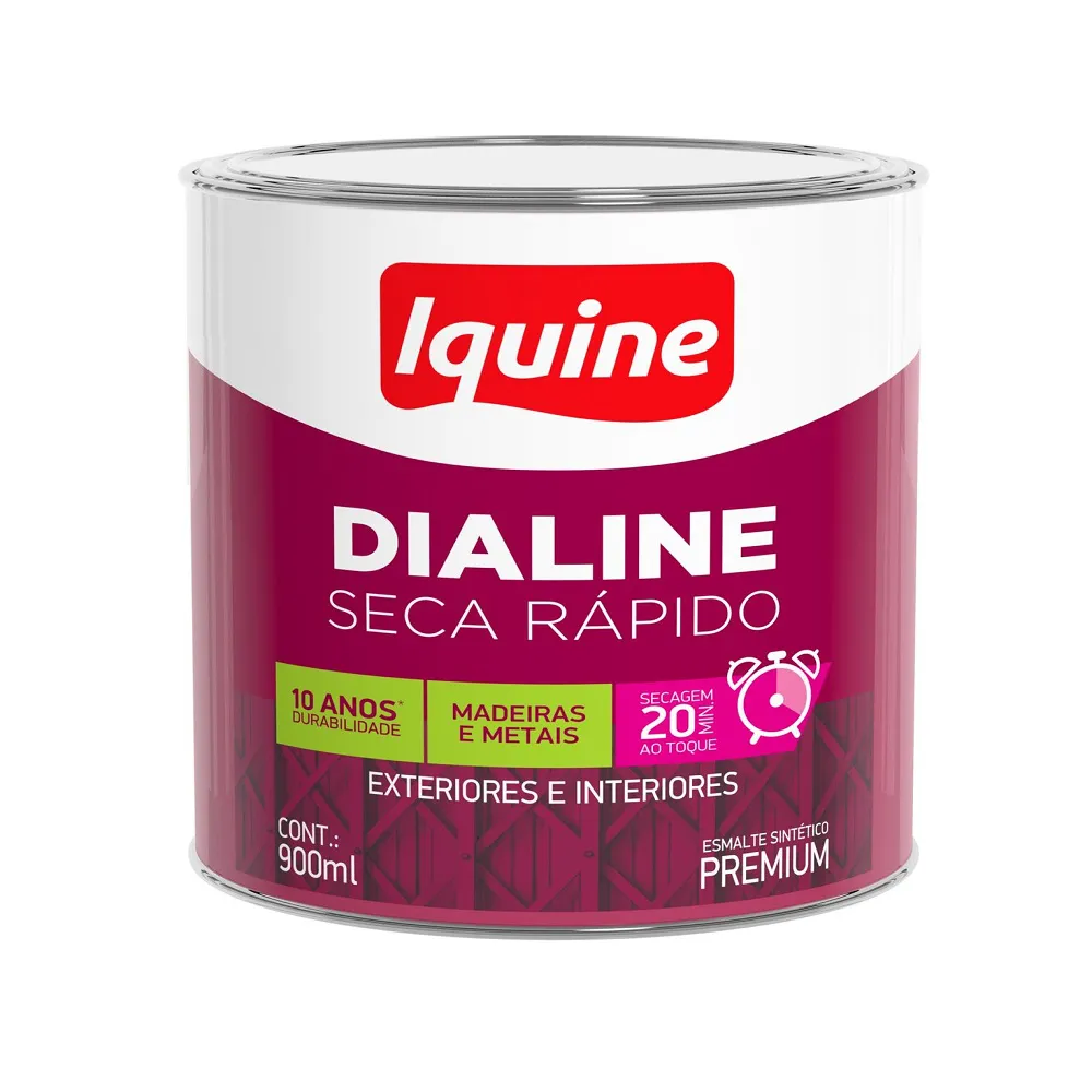 Tinta Esmalte IquineDialine Marrom 900ml