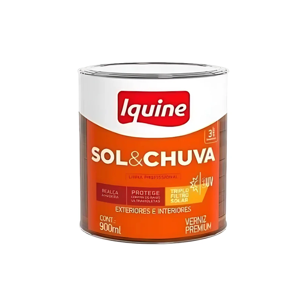 Verniz Iquine Sol & Chuva Canela 900ml