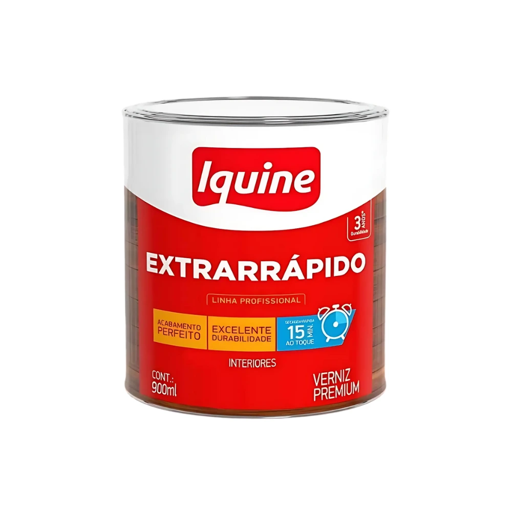 Verniz Iquine Extra Rapido 900ml Mogno