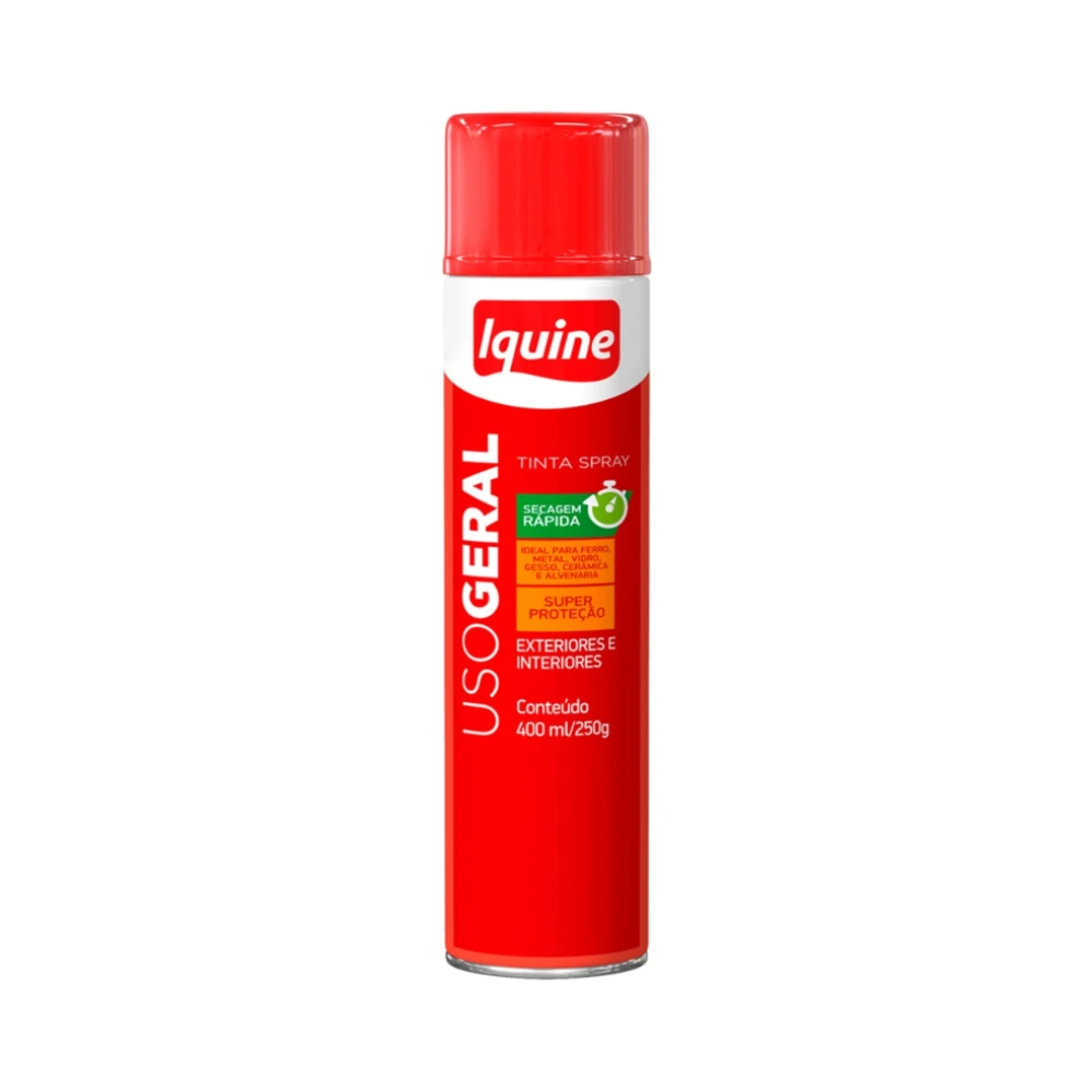 Tinta Iquine Spray Uso Geral Rosa 400ml