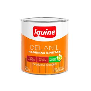 Tinta Esmalte Iquine Delanil 900ml Cinza Medio