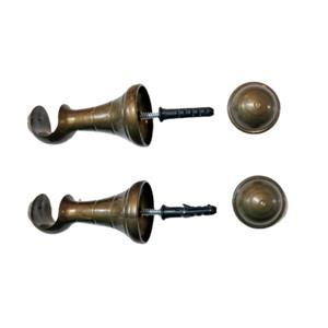 Suporte Cortina VR Oco 19mm Ouro Velho