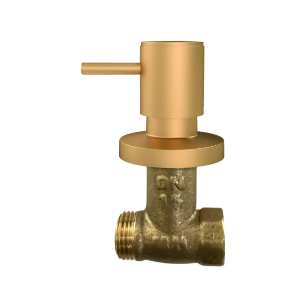 Registro M Marte Pressao 28975 C90 F x M SV 1/2 DN15 Gold