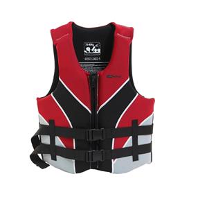 Colete Ventura 80/100kg Pto e Vermelho Nautico