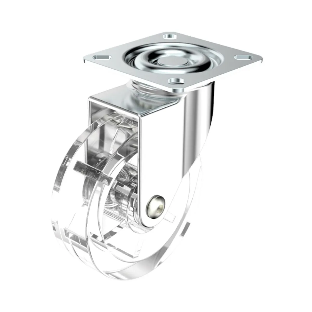 RodIzio Giratorio 75MM Placa Gel Sem Freio Soprano