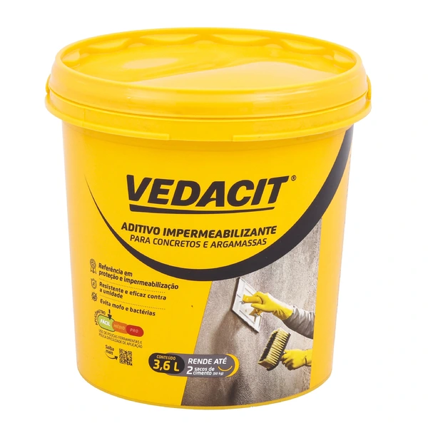Vedacit Imperm  Concreto e Argamassa 3,6L