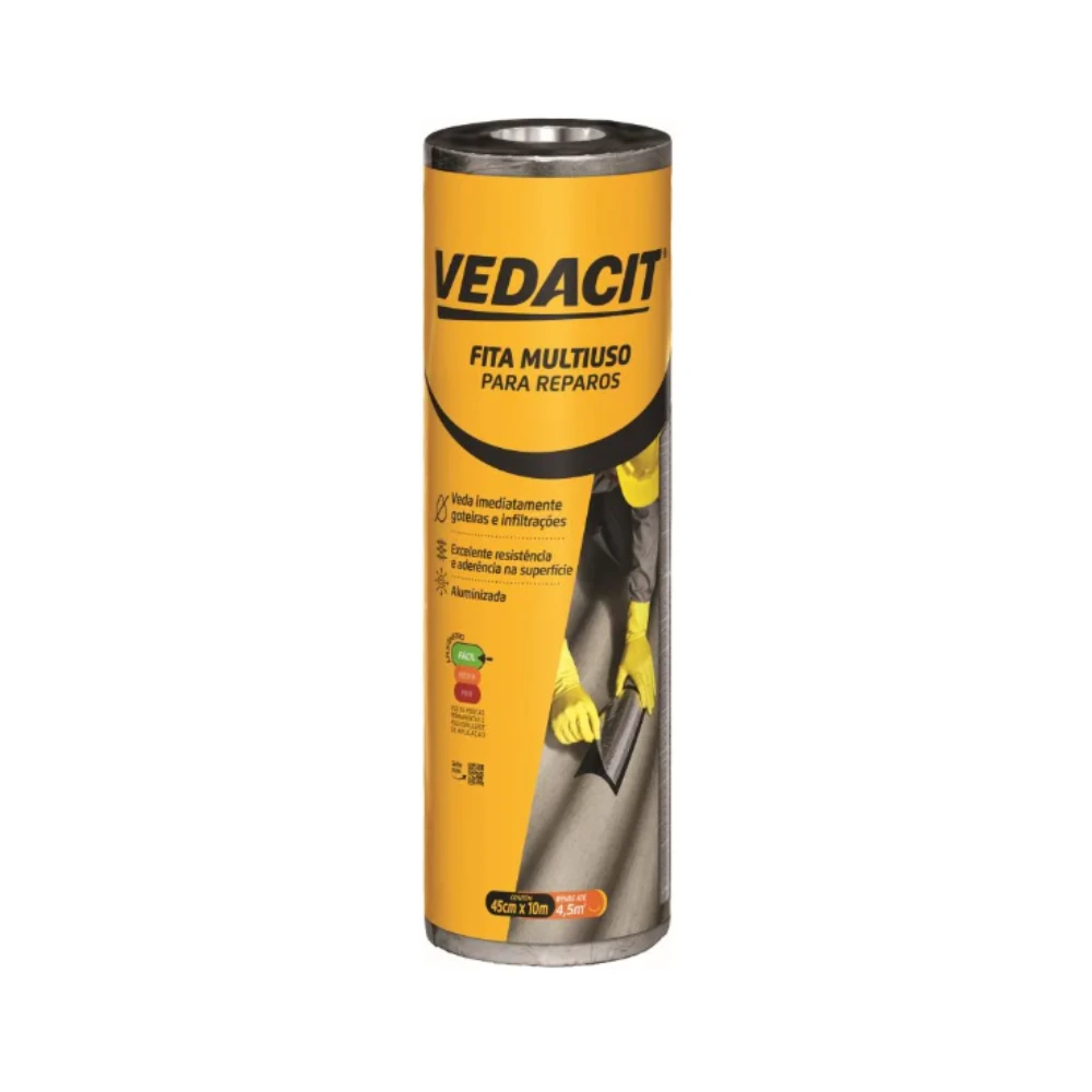 Fita Multiuso Vedacit 45cm x 10m P/Mt