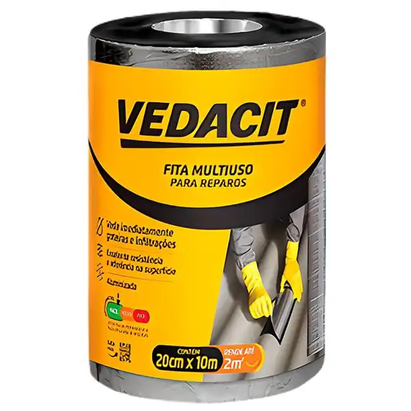 Fita Multiuso Vedacit 20cm x 10m  P/Mt