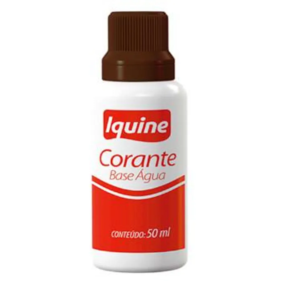 Bisnaga Iquine 50ml Marrom Base Agua