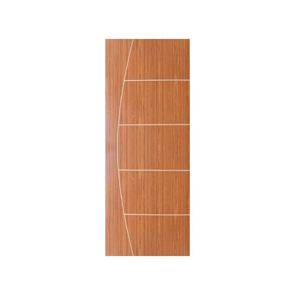 Porta Casaroti Elegance Frisada Duraplac Mogno 70cm Largura