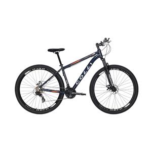 Bicicleta Colli Toronto Aluminio Tamanho 17 Aro 29 Freio a Disco Kit Shimano 21V Azul Metalico