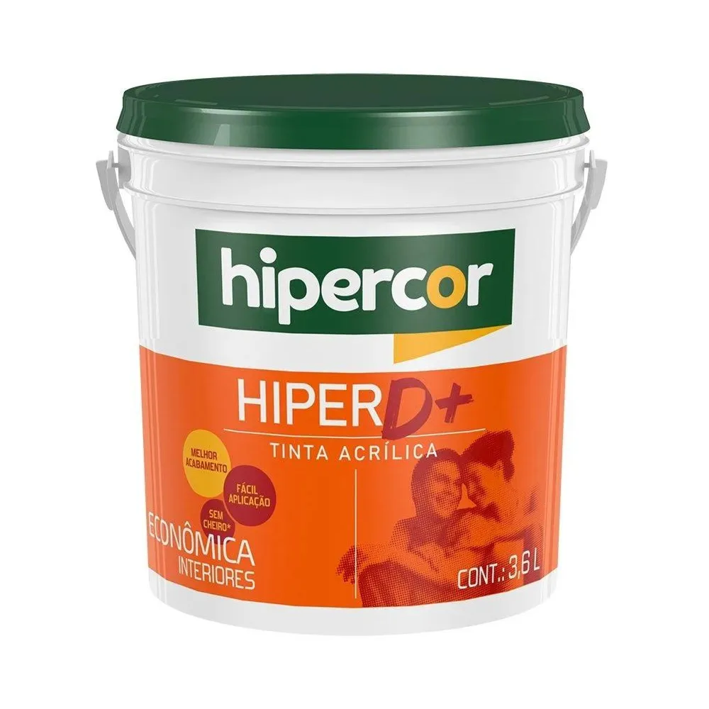 Tinta Hipercor Hiper D+ Economica 3,6L Marfim