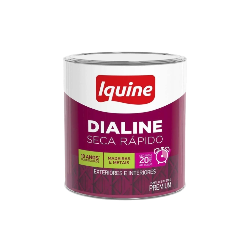Tinta Esmalte Iquine Dialine 225ml Sec Rap Bco Gelo