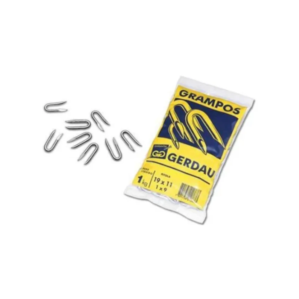 Grampo para Cerca Galvanizado 7/8x9 Gerdau