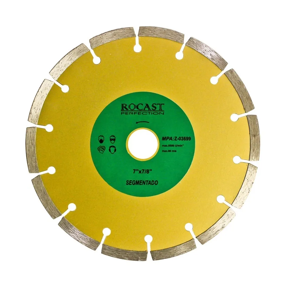 Disco Diamantado Rocast Segmentado 7