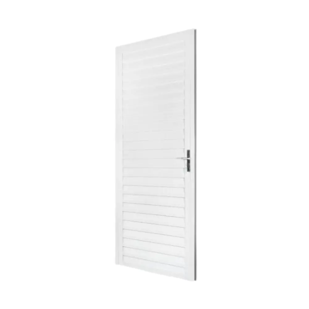Porta Aluvid Veneziana SPP 080x210 Branco Esquerda 911552
