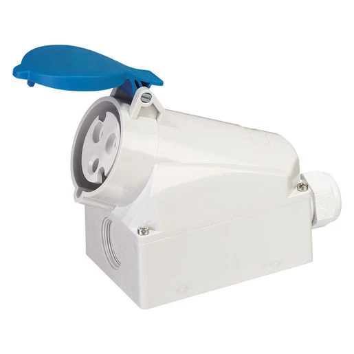 Tomada Industrial WEG Sobrepor TSW 32A 3 Polos 6H 200-250VCA/CC