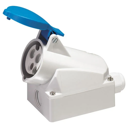 Tomada Industrial WEG Sobrepor TSW 16A 3 Polos 9H 380-440VCA/CC
