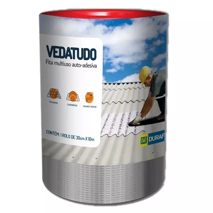 Fita Vedatudo Durafix 30cm - Vendida por Metro