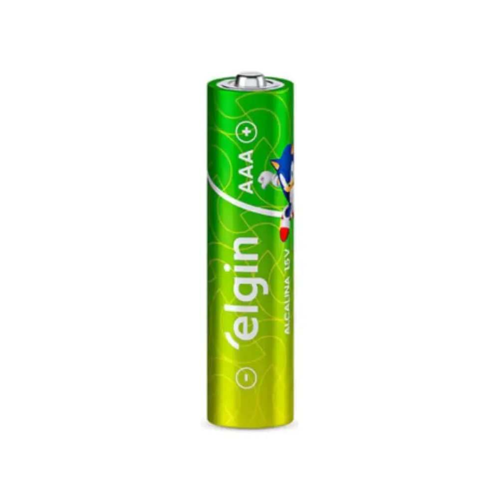 Pilha Elgin Alcalina Palito AAA