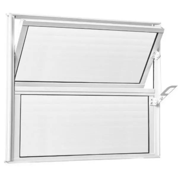 Basculante Aluvid 40x60cm Vidro Liso Branco - 911648