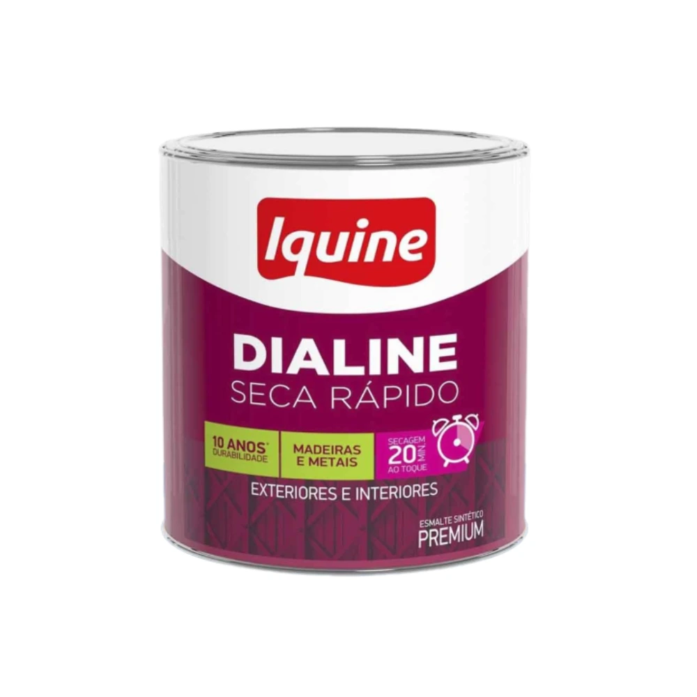 Tinta Esmalte Iquine Dialine 225ml Secagem Rapida Azul Del Rey