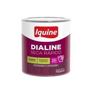 Tinta Esmalte Iquine 225ml Dialine Fosco Preto