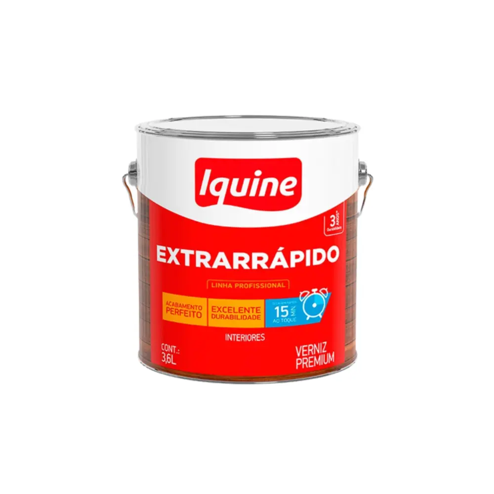 Verniz Iquine Extra Rapido 3,6L Cedro