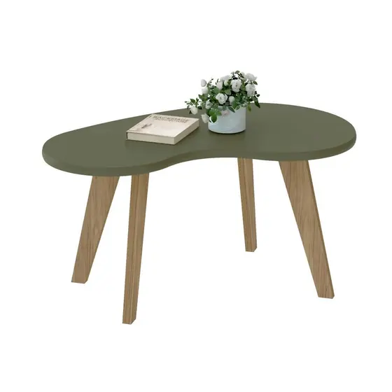 Mesa de Centro Artely Organica Cor Menta