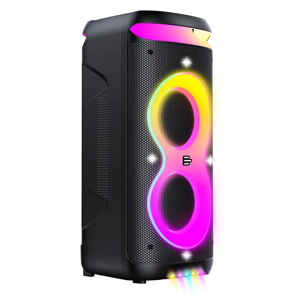 Caixa de Som Multilaser Pulsebox 3 Double 8 SP511 1400W RMS