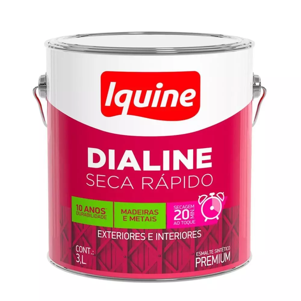 Tinta Esmalte Iquine Dialine Verde Folha 3,0L