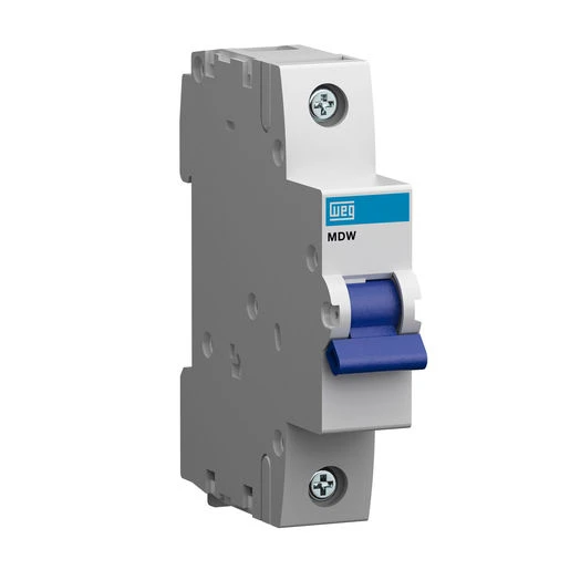Minidisjuntor WEG Termomagnetico MDW-C 10A 1 Polo 230/400VCA 3kA - IEC 60898