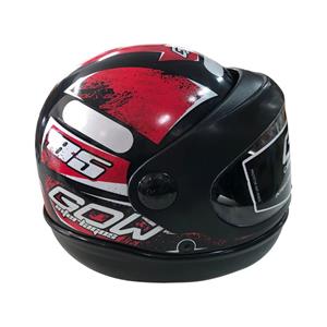 Capacete Cairu X Interlagos Tamanho 60 Preto/Vermelho