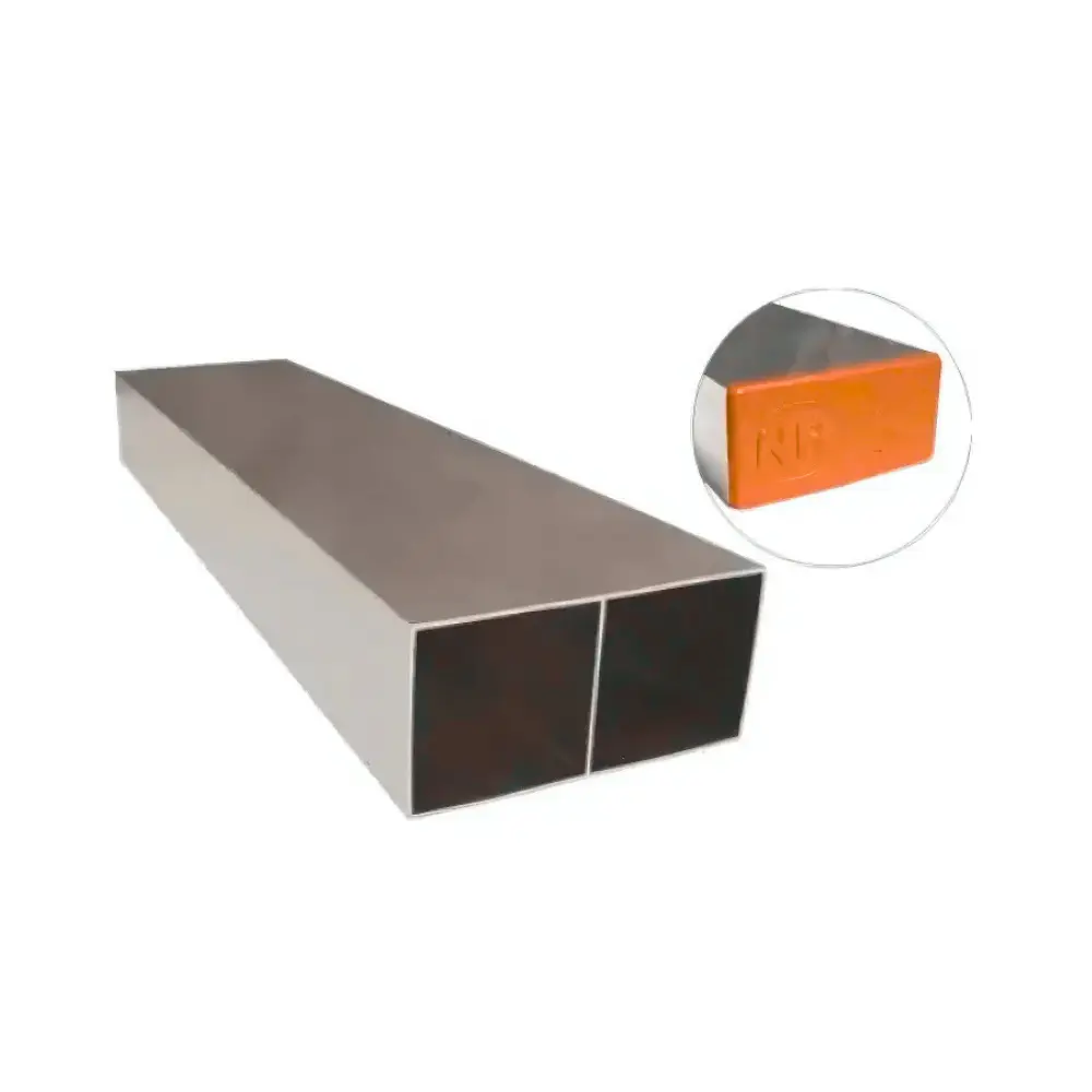 Regua N.H Pedreiro Alum. Bi-Tubo 3x1 3mt Tamp Laranja