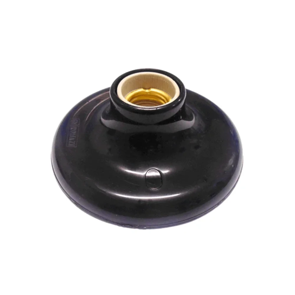 Bocal Romazi P Lampada Designer Plus 100W Preto 7004