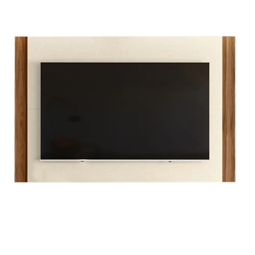 Painel Mobler Extensivo Fresno Cinam Mel/Perola Metaliz.