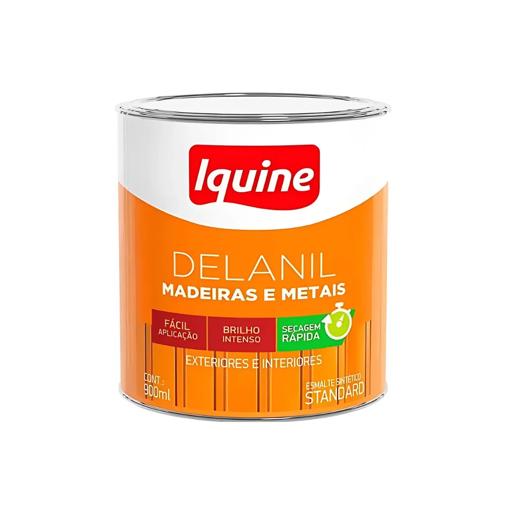 Tinta Esmalte Iquine Delanil 900ml Branco Gelo