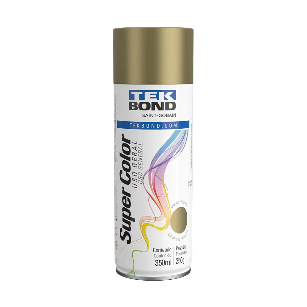 Spray Uso Geral Dourado 350ml Tekbond