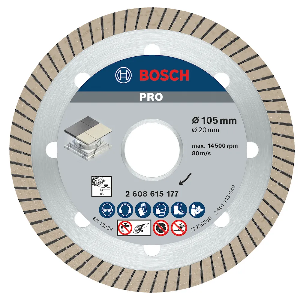 Disco P/ Porcelanato STD 105 20mm Bosch
