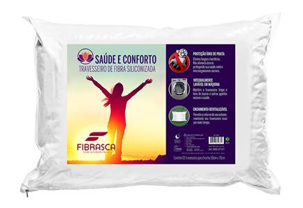 Travesseiro Fibrasca Saude e Conforto 4285