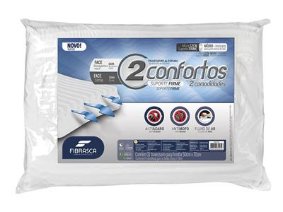 Travesseiro Fibrasca Conforto em Dobro